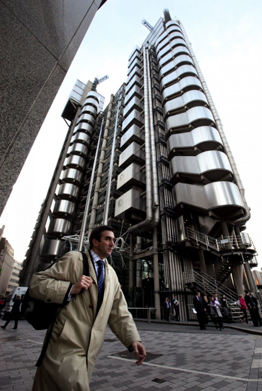 To περίφημο  κτίριο των Lloyds στο Λονδίνο (Oli Scarff/Getty Images/Ιdeal Image)