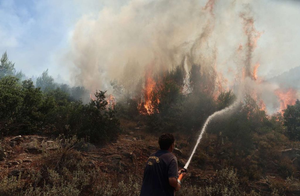 Πυροσβεστική: 63 πυρκαγιές εκδηλώθηκαν το τελευταίο 24ωρο