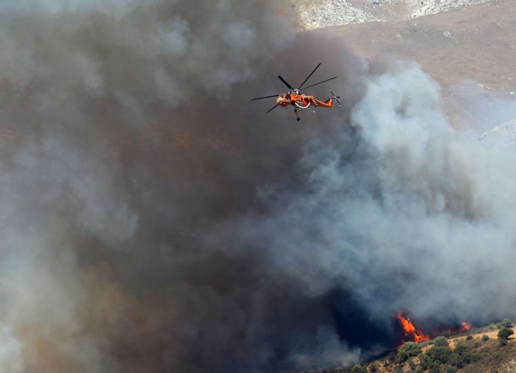 Ρέθυμνο: Υπό έλεγχο η πυρκαγιά – μεγάλες καταστροφές