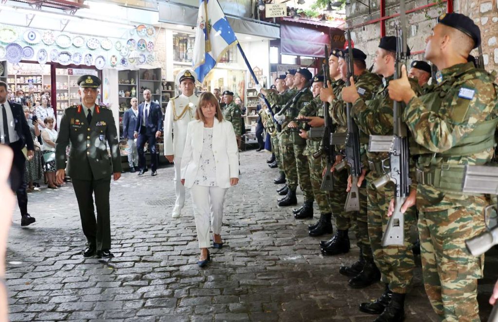 Δεκαπενταύγουστος στην Αγιάσο, με την Πρόεδρο της Δημοκρατίας