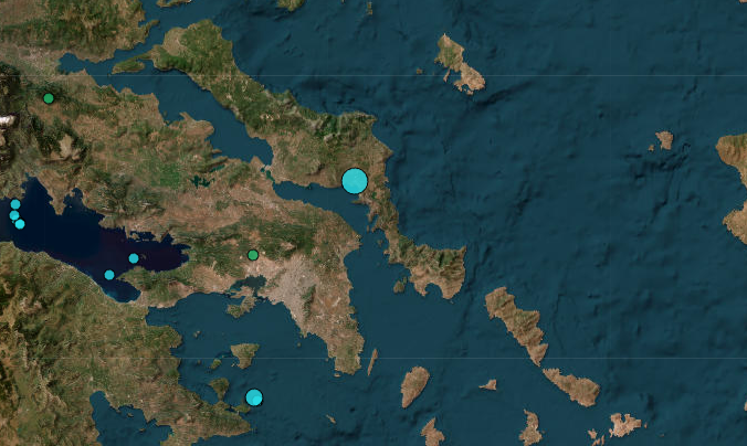 Σεισμός 4,4 Ρίχτερ στην Εύβοια – Αισθητός στην Αθήνα