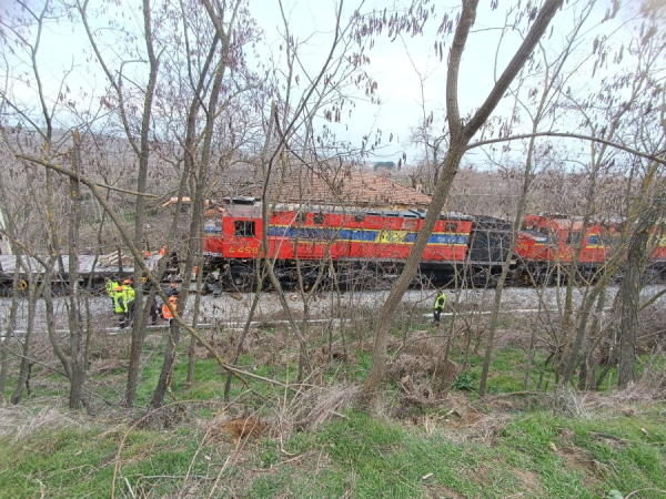 Εκτροχιασμός εμπορικής αμαξοστοιχίας στην Ειδομένη