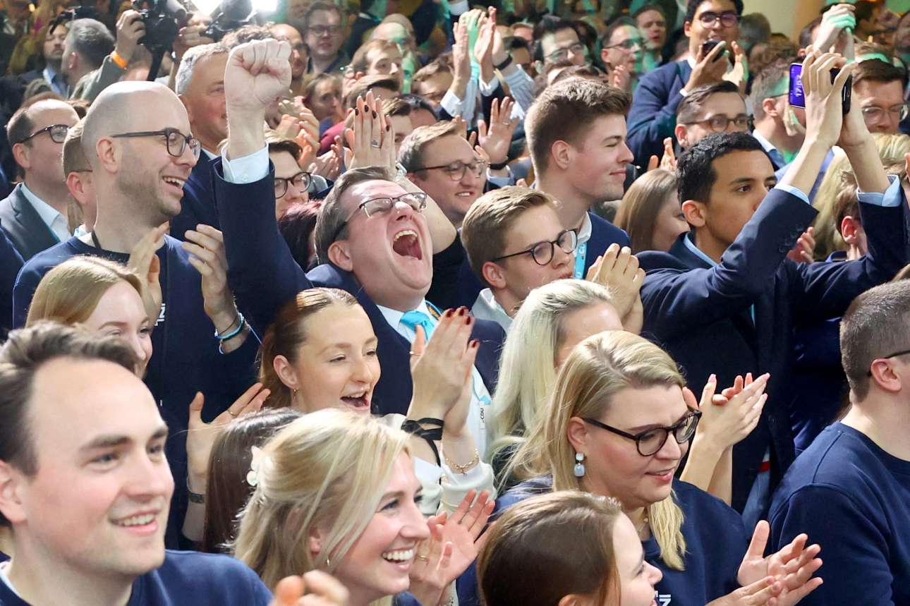 Exit polls στη Γερμανία: Με 29% πρώτο το CDU, 19,5% στο AfD – Θρίλερ για τον σχηματισμό κυβέρνησης